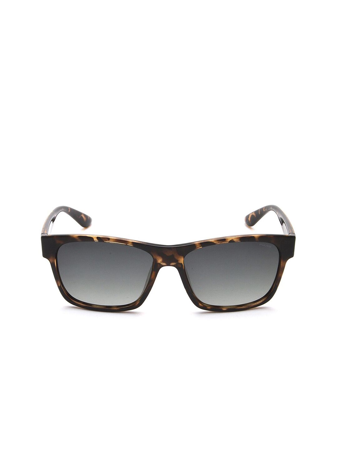 Police Men Square Sunglasses with UV Protected Lens SPLP58K57741PSG