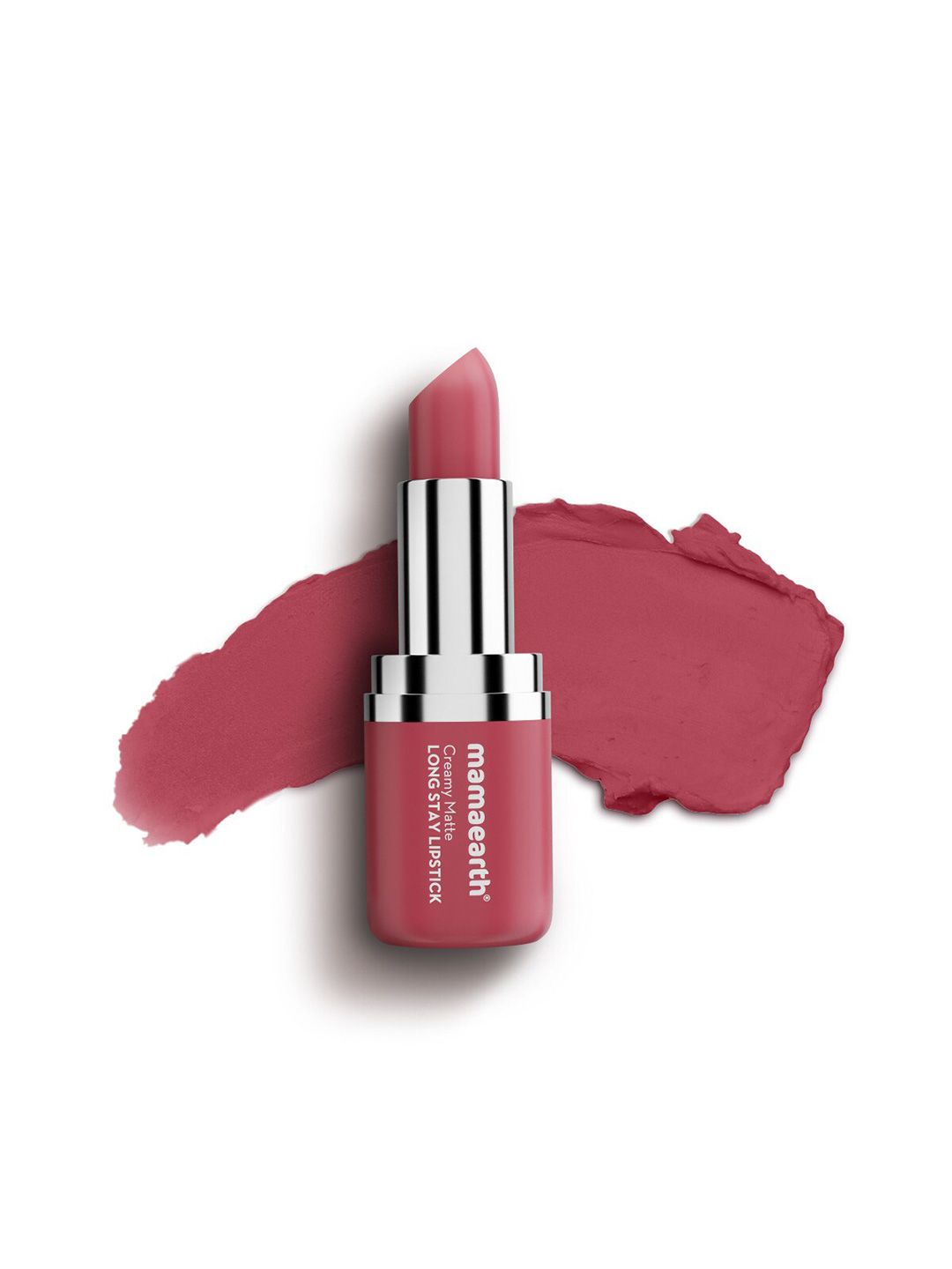 Mamaearth Creamy Matte Long Stay Lipstick With Murumuru Butter - Pink Rose