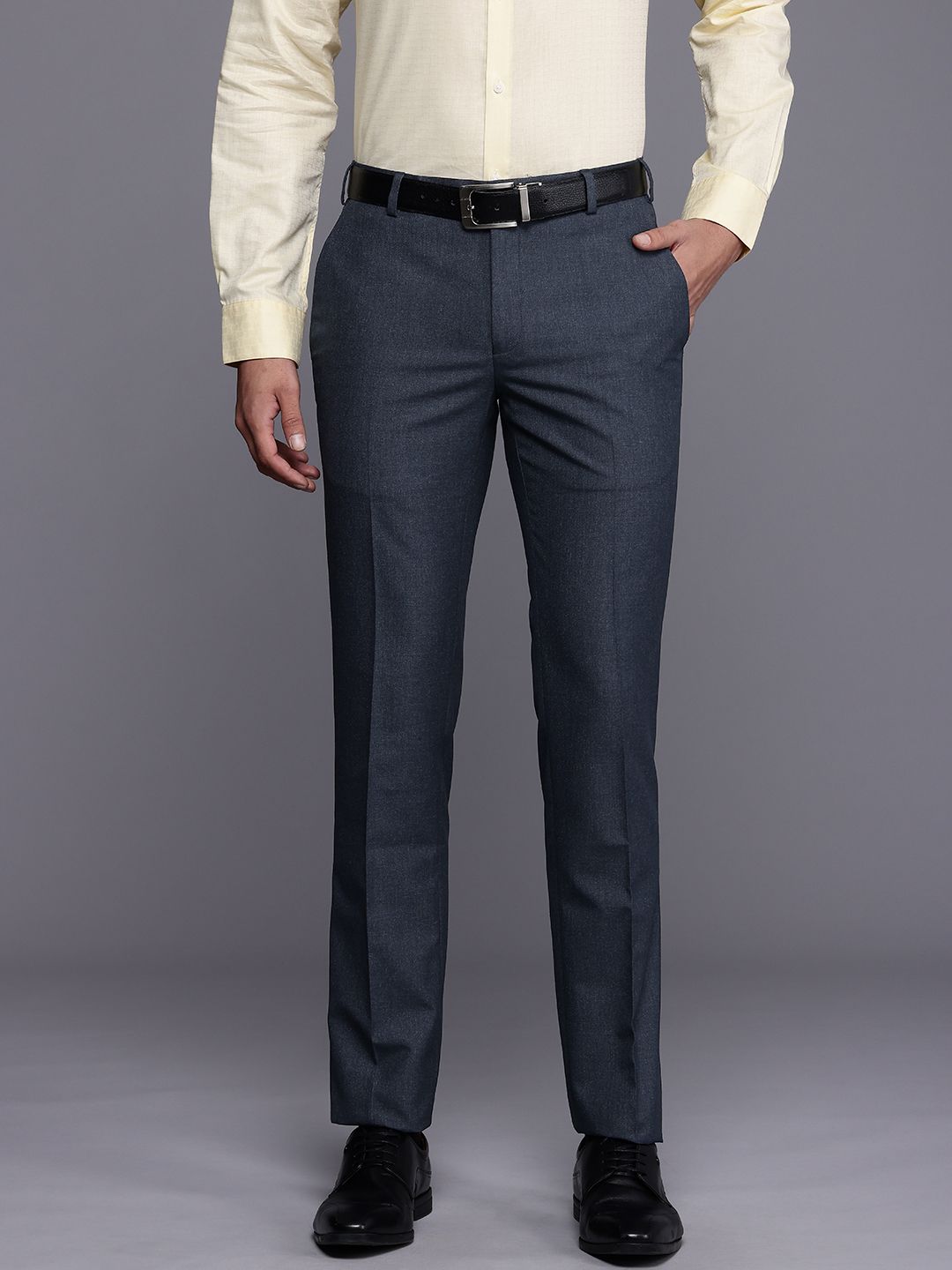 Raymond Men Slim Fit Formal Trousers