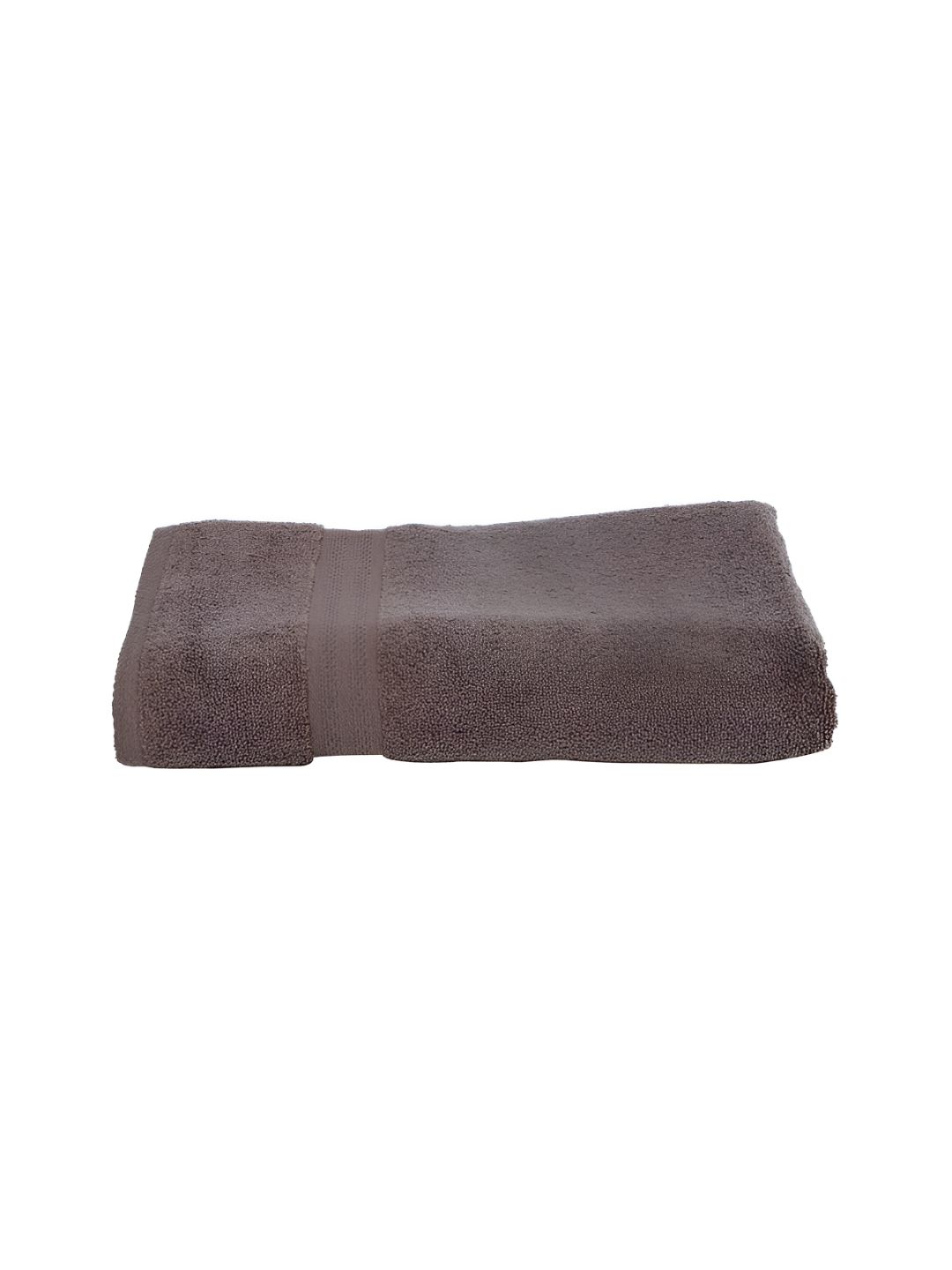 Signature Coffee Brown Cotton Bath Towel