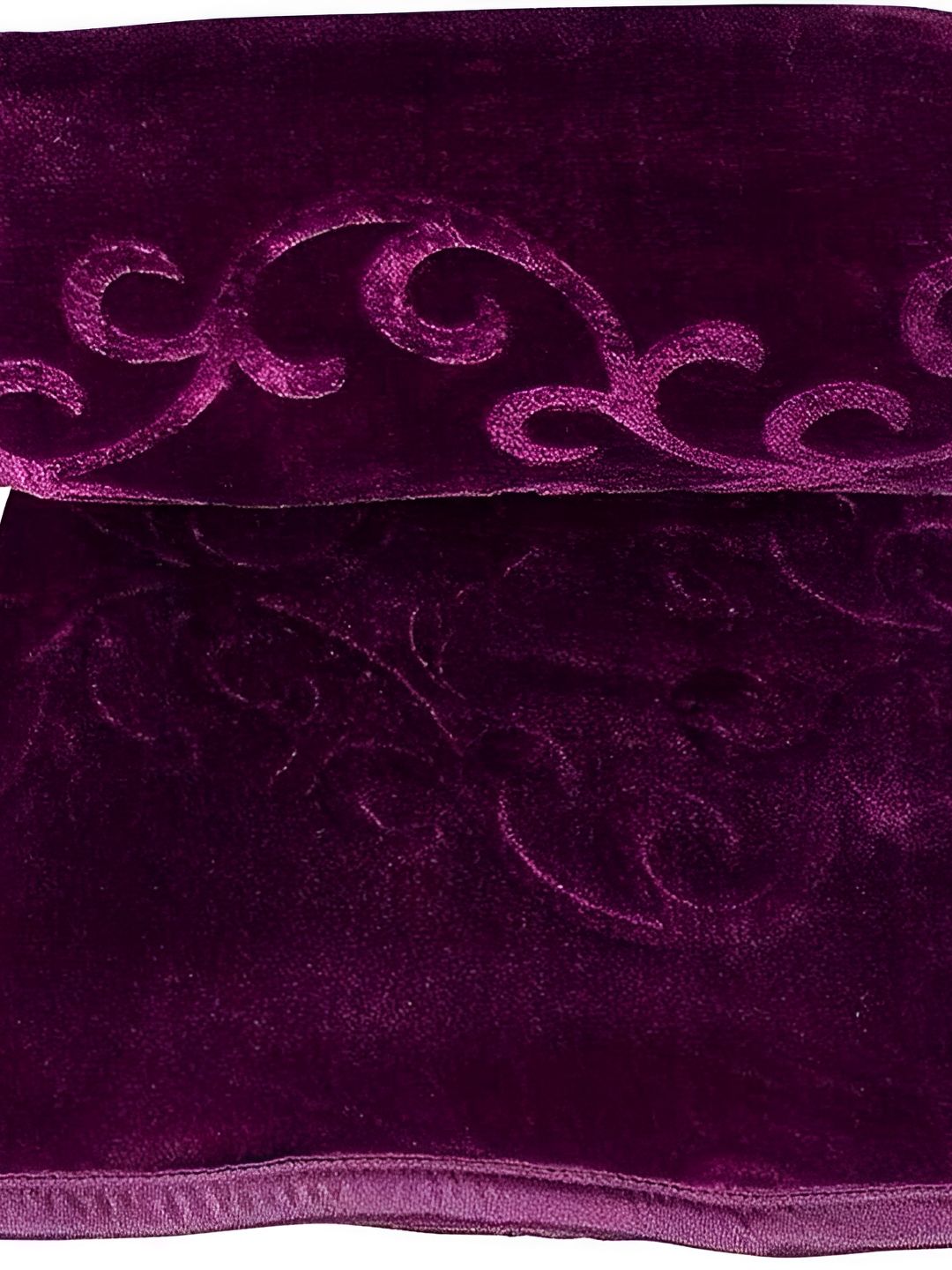 RF RELAXFEEL Purple Floral Heavy Winter 400 GSM Single Bed Blanket