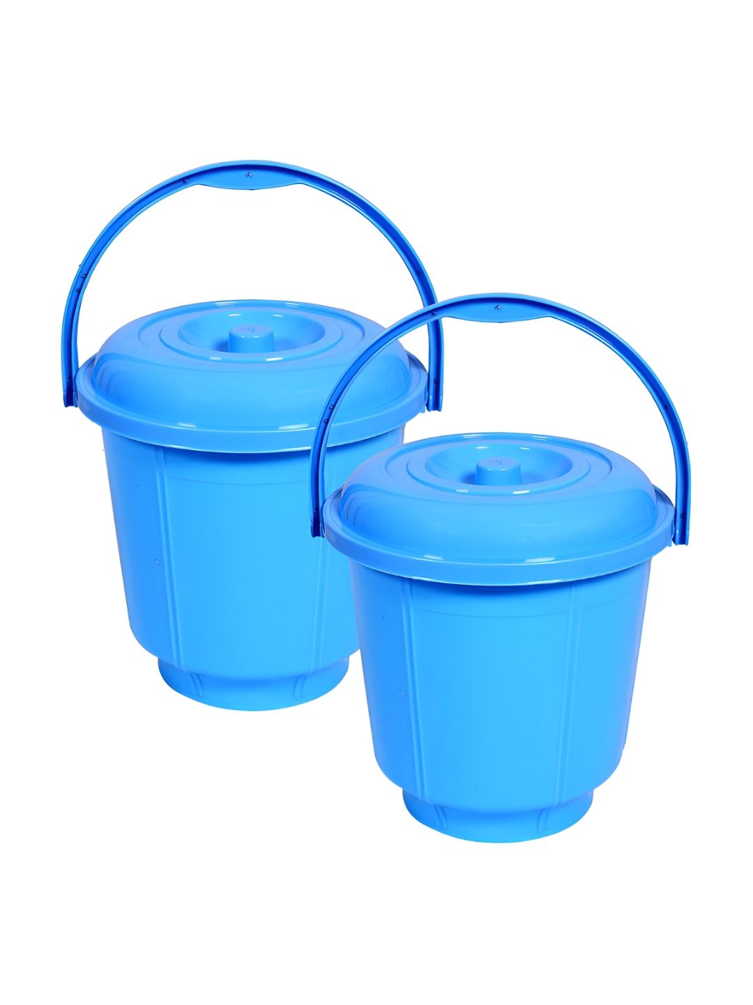 Kuber Industries Blue 2 Piece Bath Bucket 13 L