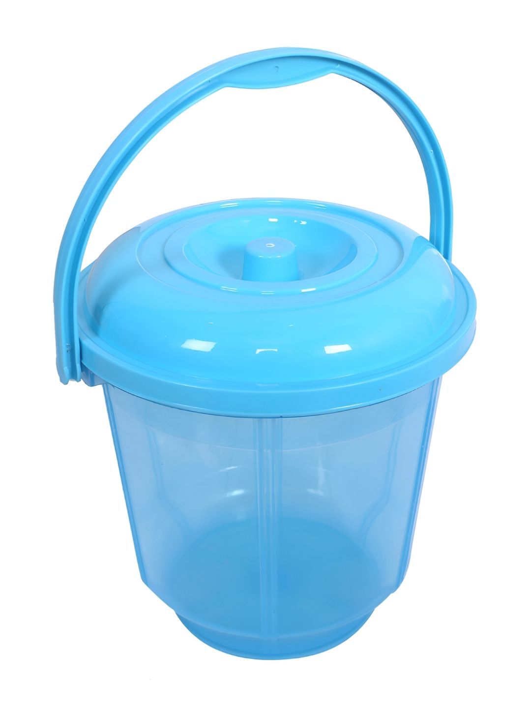 Kuber Industries Blue Unbreakable Bathroom Bucket 13 L