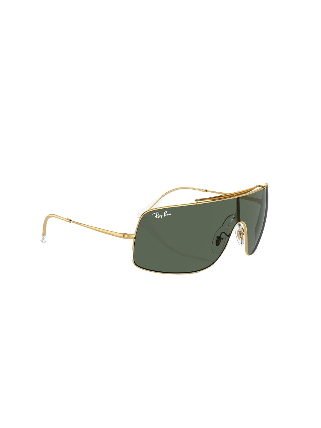 RAY-BAN Unisex UV Protected Green Lens Square Sunglasses - 0RB3897001/7136