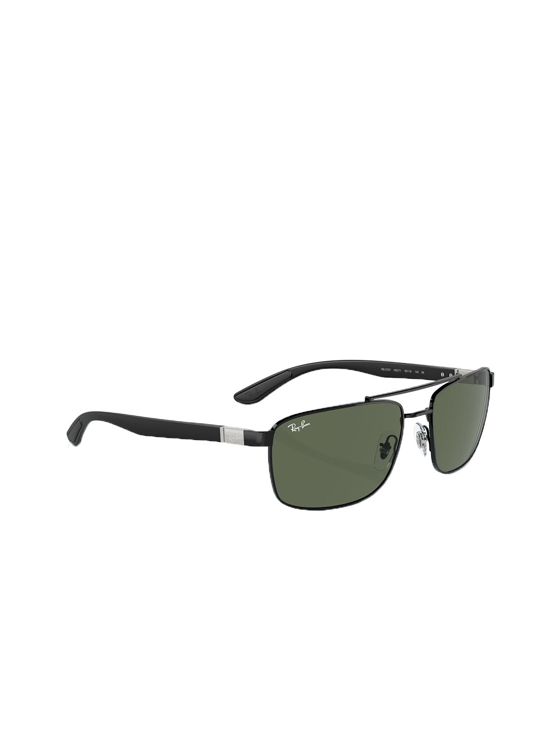 Ray-Ban  Unisex Uv Protected Green Lens Rectangle Sunglasses - 0 Rb3737002/7160