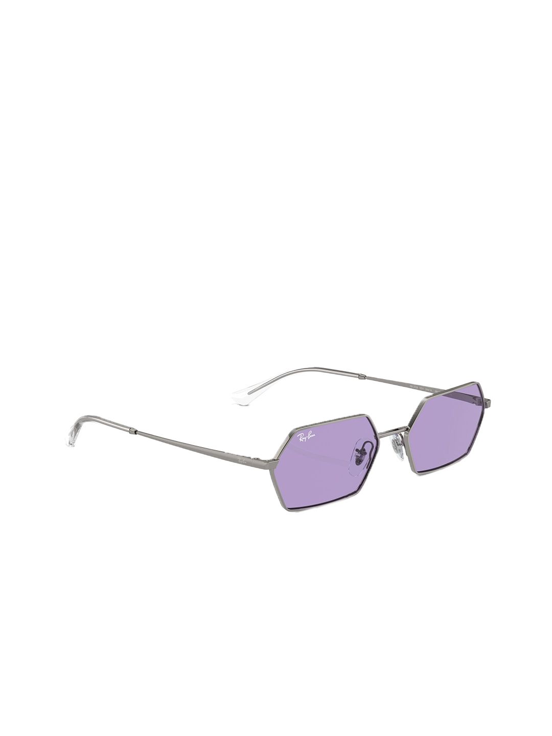 Ray-Ban Pulse Unisex Uv Protected Violet Lens Rectangle Sunglasses - 0 Rb3728004/1 A55