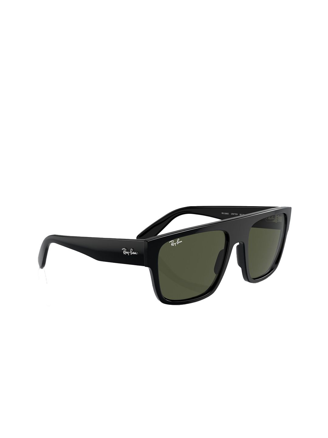 RAY-BAN Unisex UV Protected Green Lens Square Sunglasses - 0RB0360S901/3157