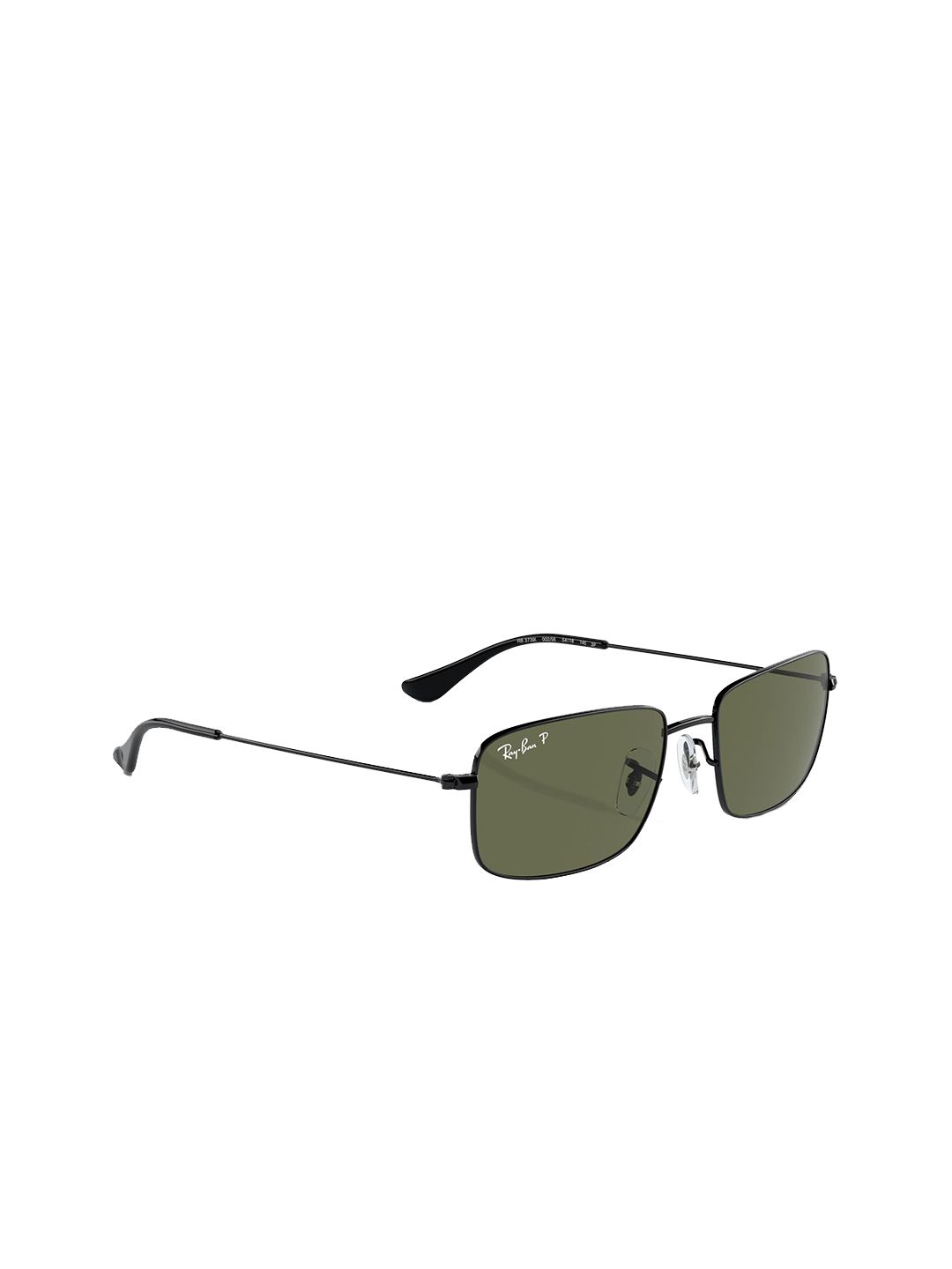 Ray-Ban Unisex Polarized Green Lens Rectangle Sunglasses - 0RB3739I002/5854