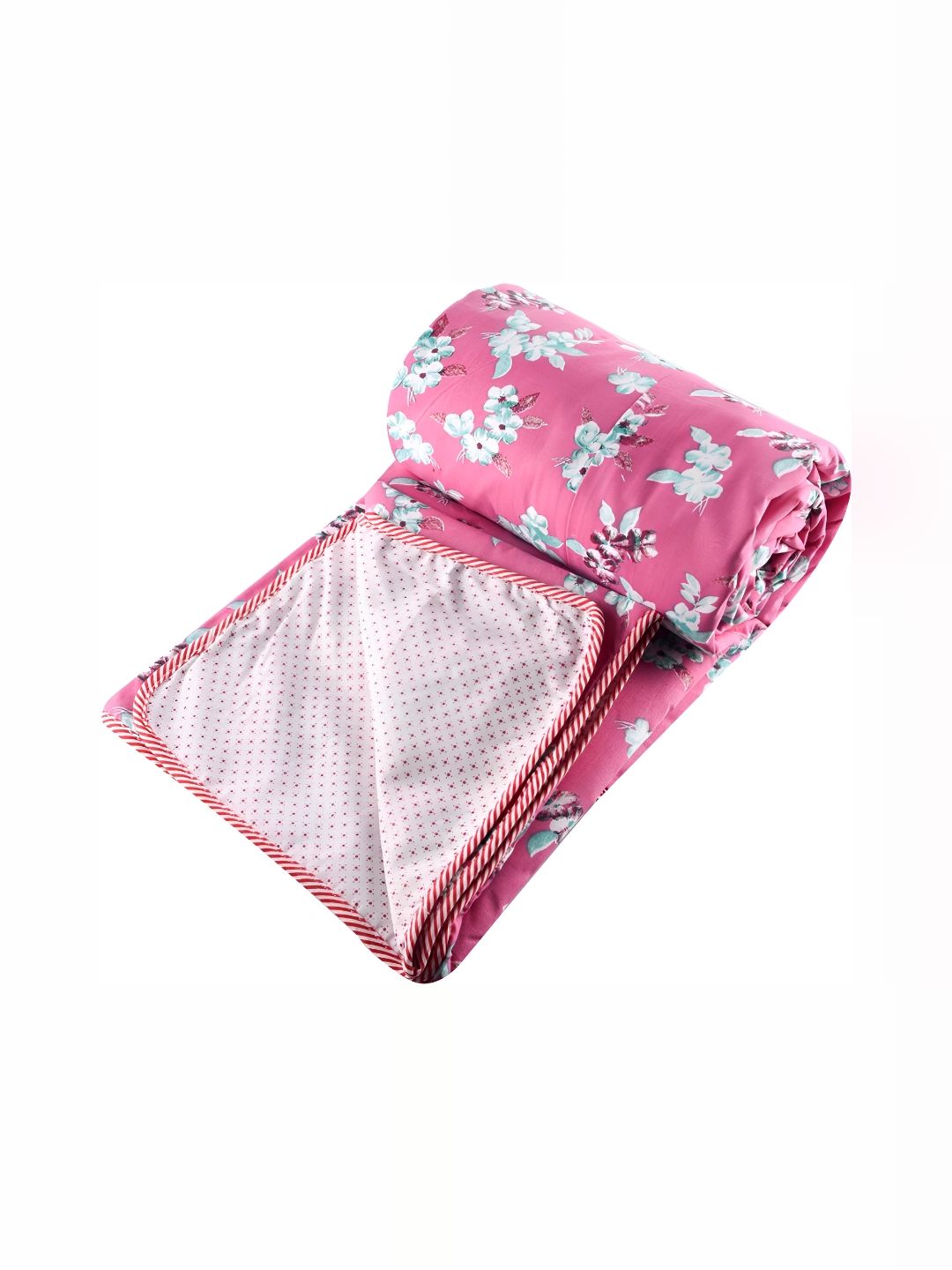 RF RELAXFEEL Green & Pink Ethnic Motifs Cotton Heavy Winter 150 GSM Double Bed Dohar