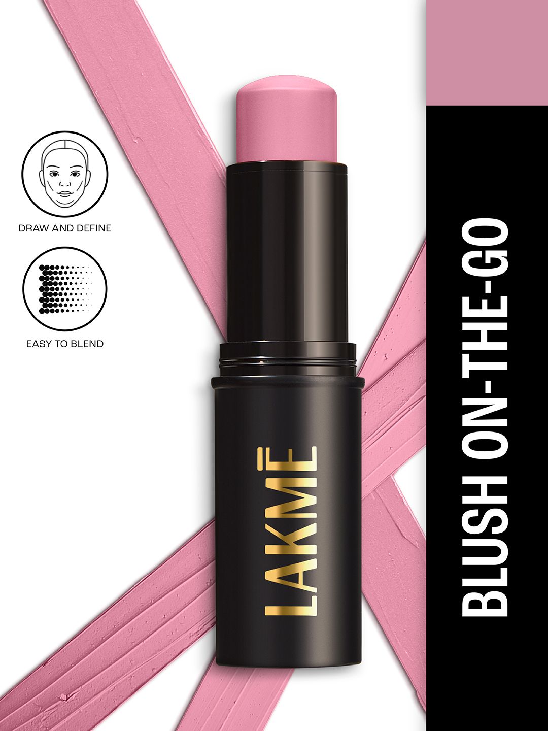 Lakme On The Go Facelift MultiSlayer Blush Stick - Sweet Cheeks 5