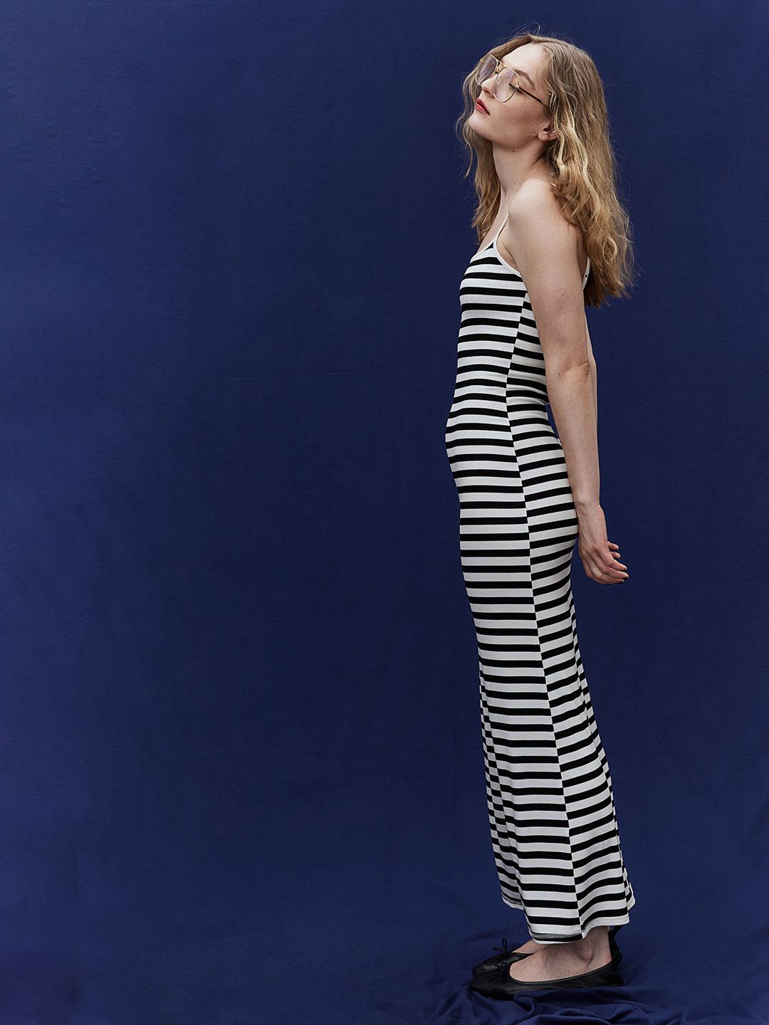 chinese dress ladies H&M Black Knitted Maxi Dress