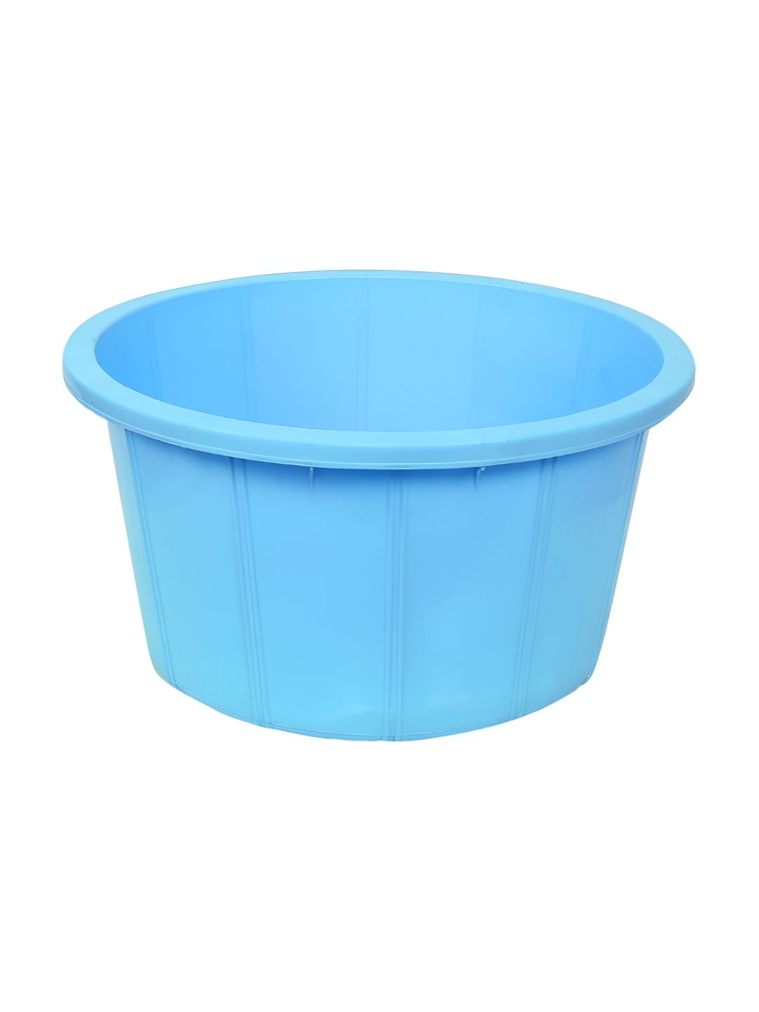 Kuber Industries Blue Unbreakable Bath Tub 40 L