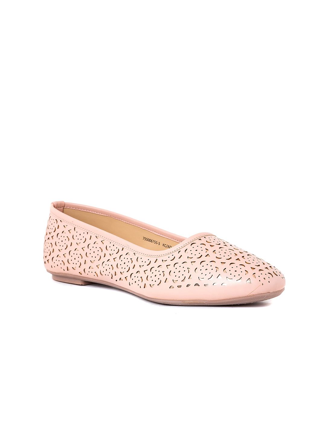 Khadims Textured Round Te Ballerinas