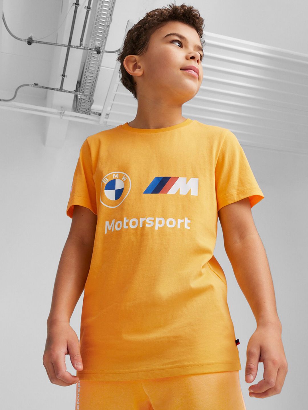 PUMA Motorsport Kids BMW M Logo Cotton T-shirt