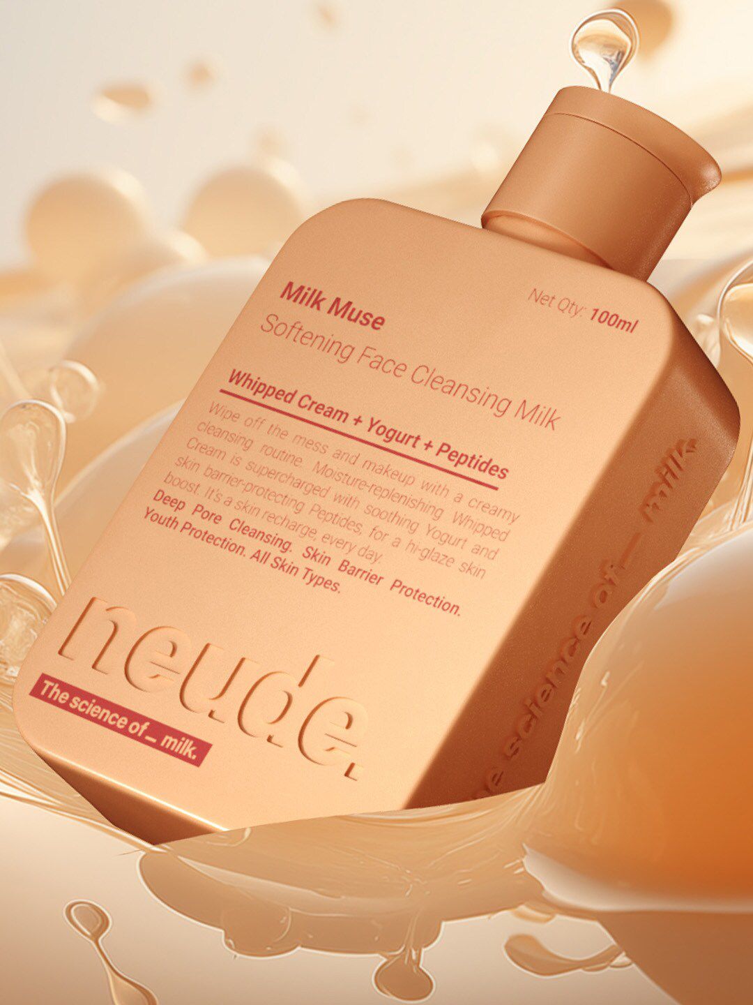 Neude Skin Peptide Face Cleansing Milk - Milk Muse 100 ml