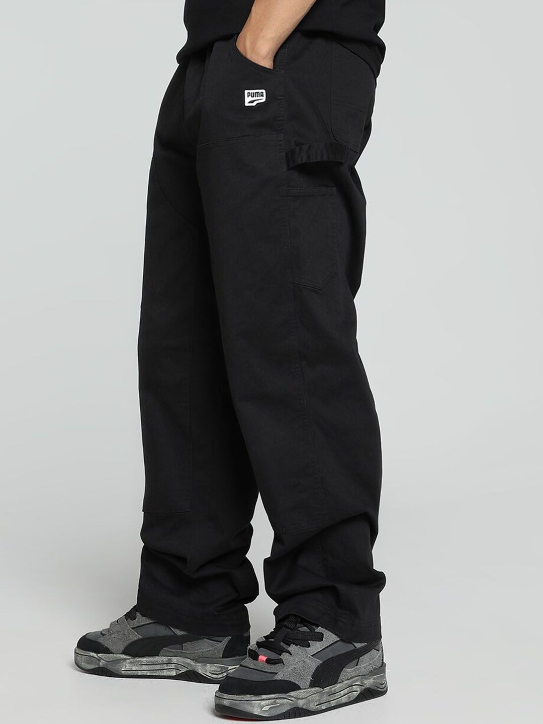 Buy Puma DOWNTOWN Double Knee Men Cotton Track Pants - Track Pants