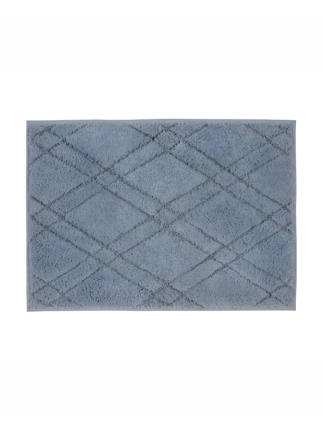 Freelance Grey Textured 1780 GSM Cotton Bath Rug
