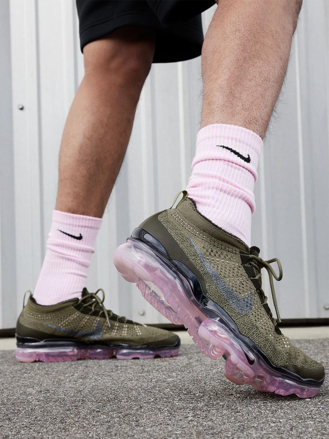 nike air vapormax flyknit mens pink