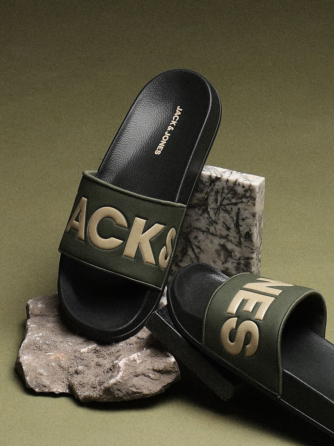 Jack & Jones Men Printed Sliders
