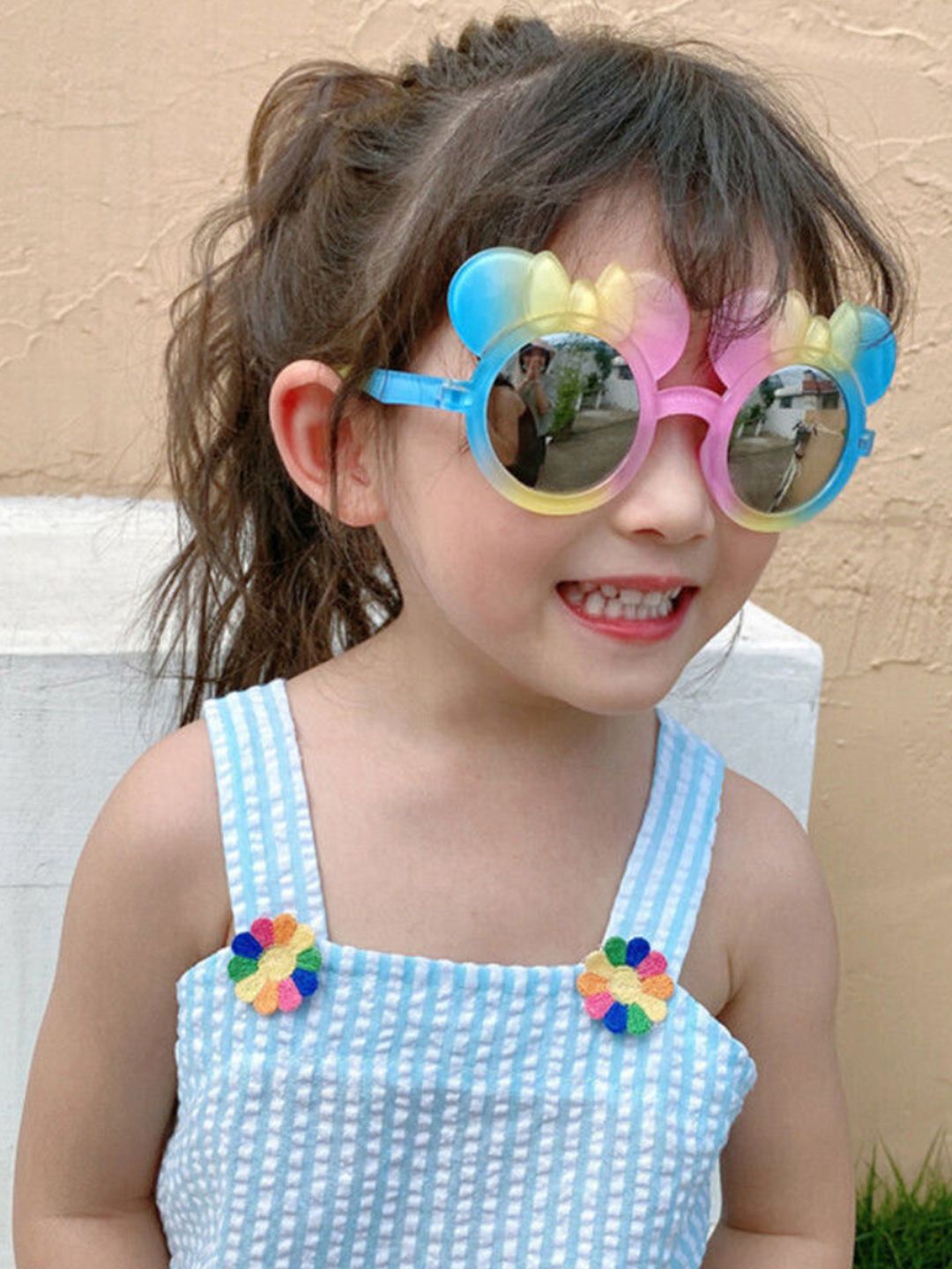 Babymoon Kids Mickey Style Round Sunglasses with UV Protected Lens