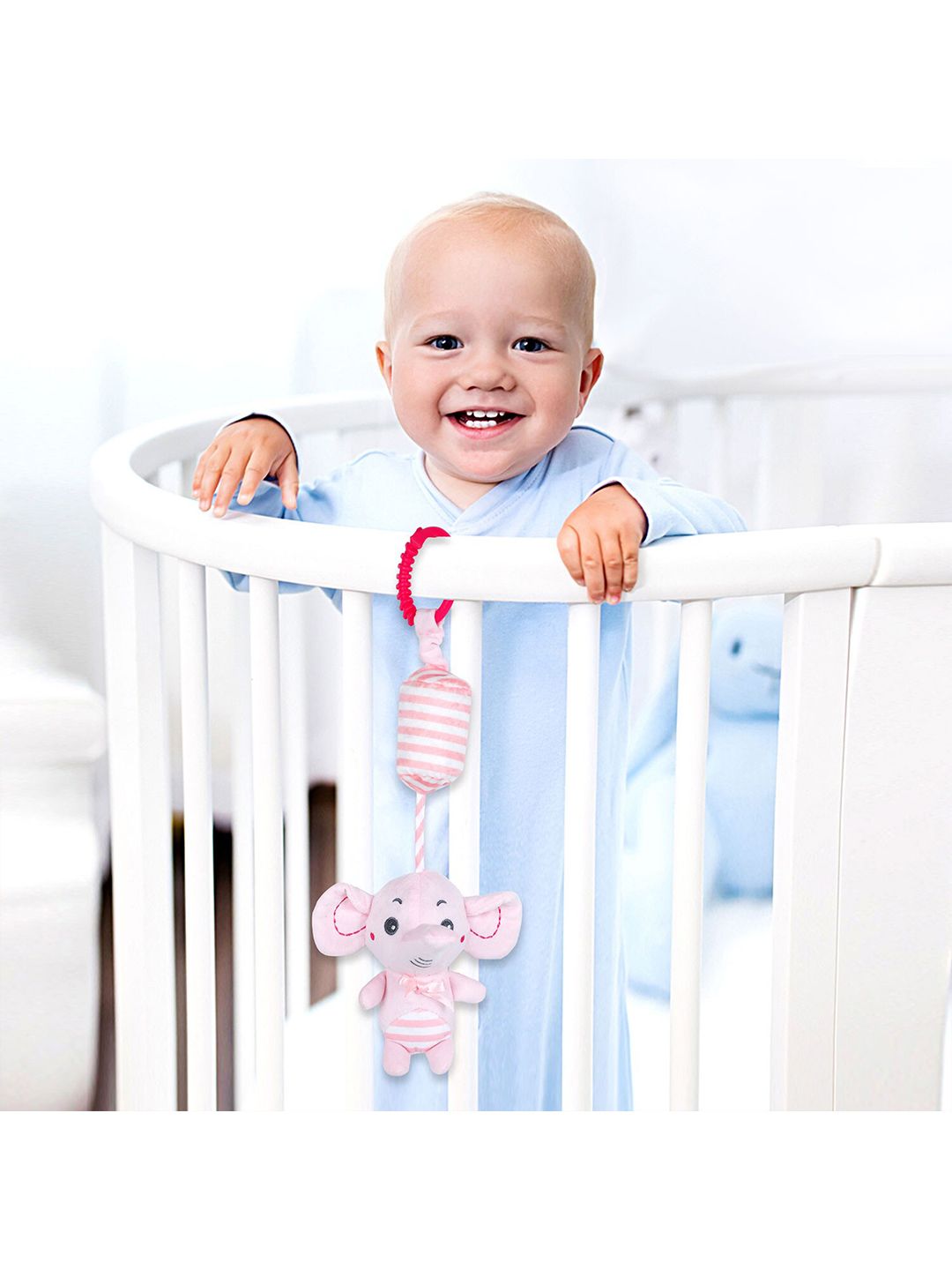 Baby Moo Elephant Sensory Wind Chime Hanging Musical Toy