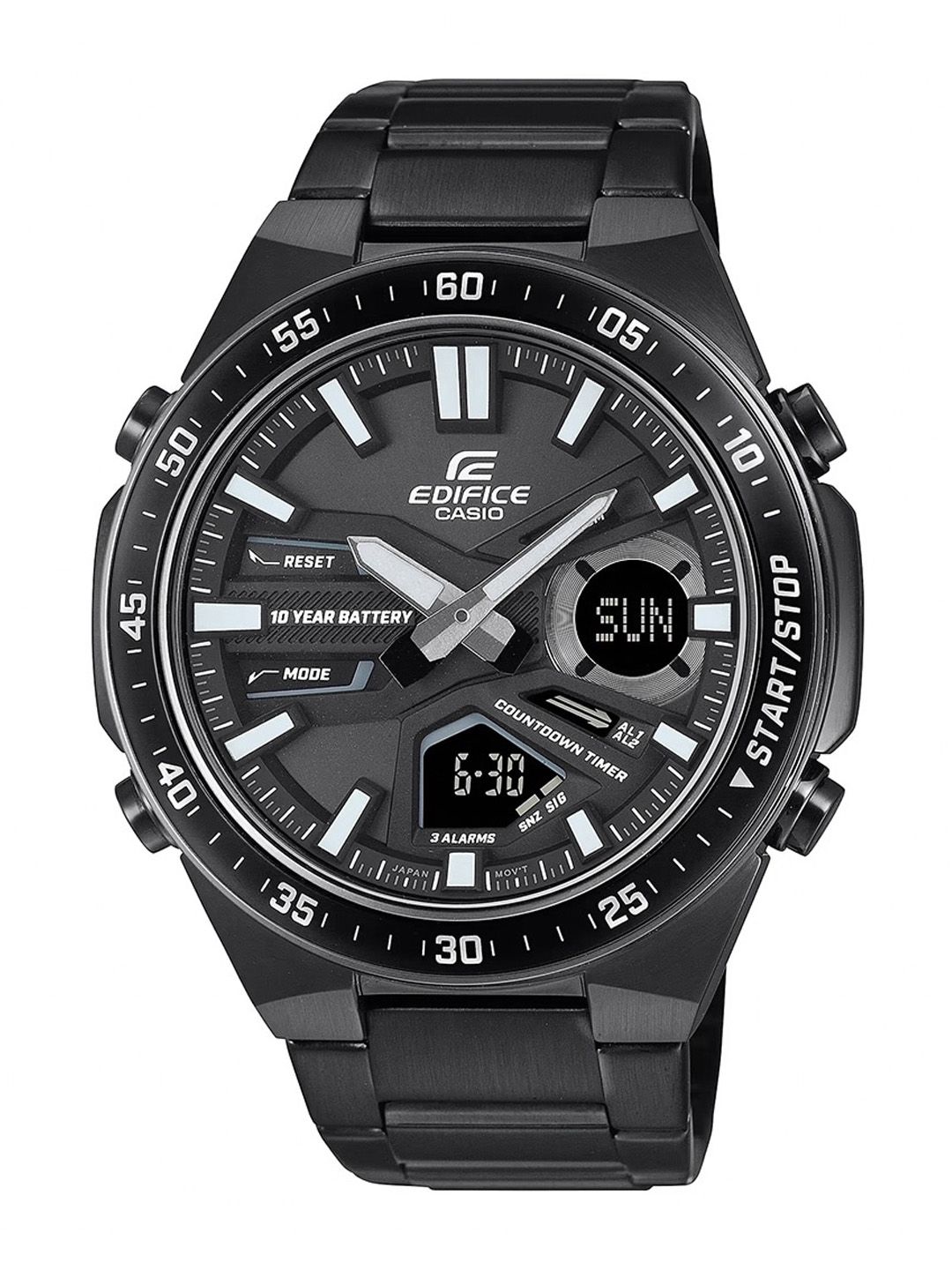 Buy CASIO Men EDifice EFV-C110DC-1ADF Black Ana-Digi Dial Black