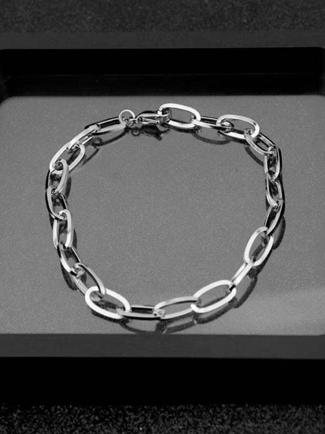 SALTY Men Stainless Steel Link Bracelet