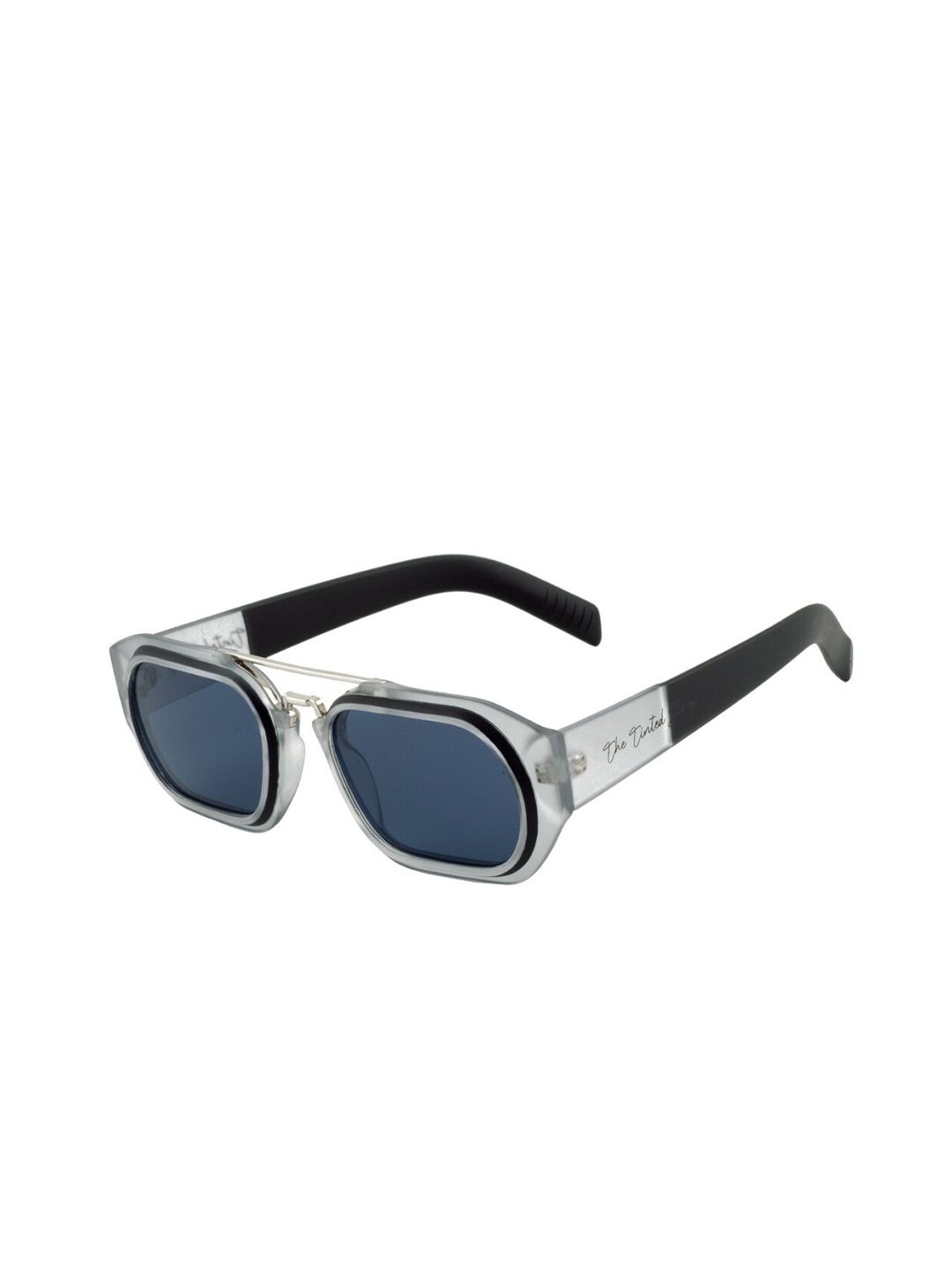 The Tinted Story Unisex Wayfarer Sunglasses with UV Protected Lens TTS559 GR-Grey