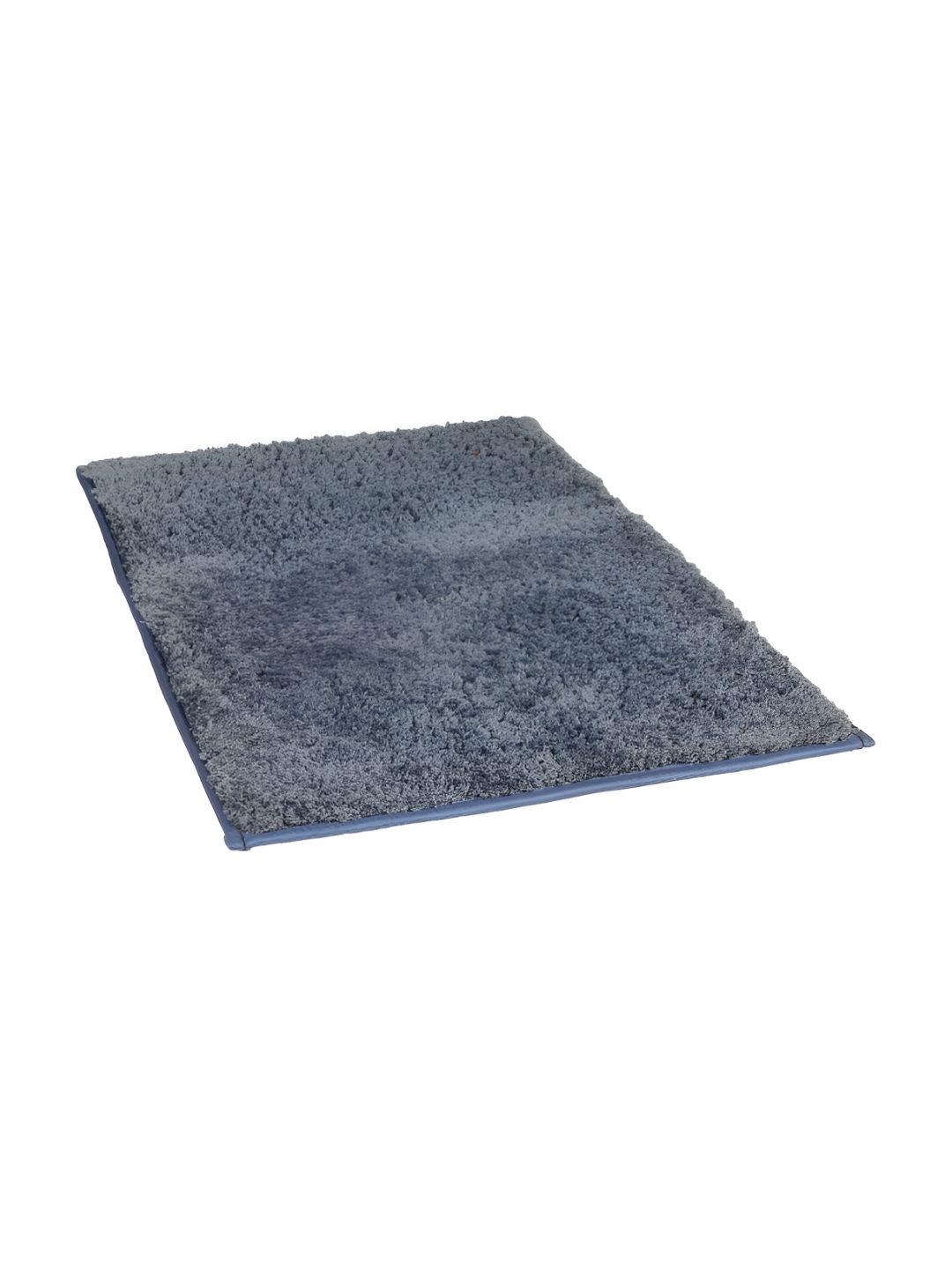 Aura Blue Non Slip Bath Rug