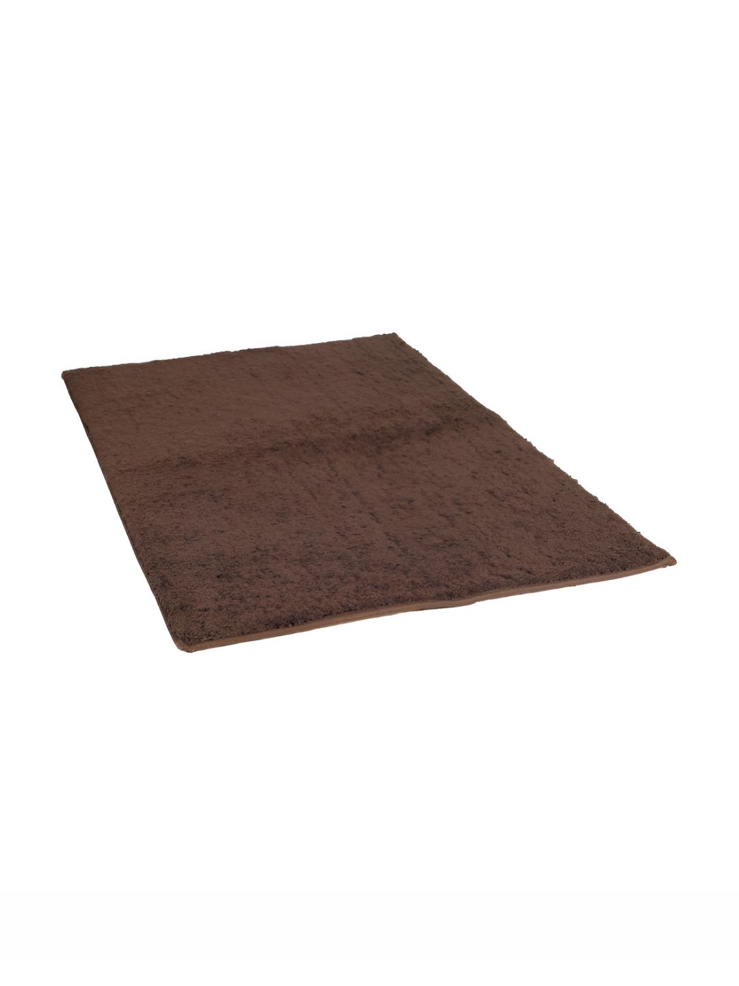 Aura Premium Brown Microfiber Rectangular Bath Rug