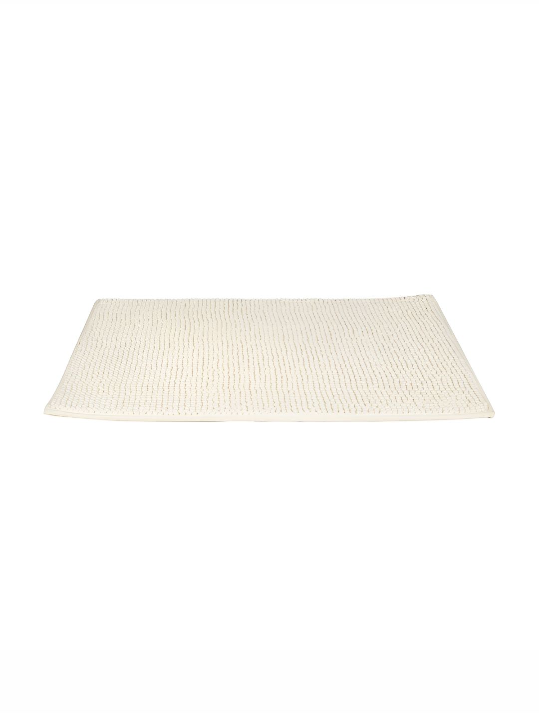 Aura White 2 Pieces Non Slip Bath Rug