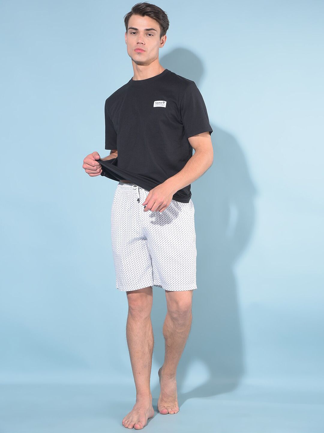 Crimsoune Club Men Printed Lounge Shorts