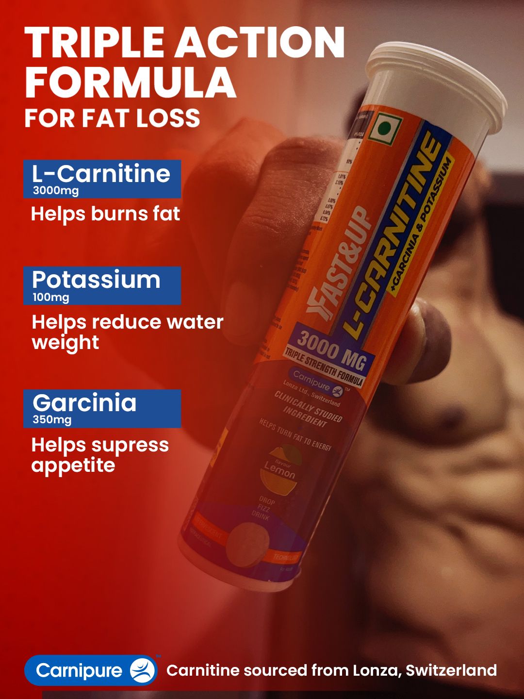 fast and up l carnitine 3000 mg Buy FAST&UP L-Carnitine Tartrate 3000mg Energy Booster With Added Garcinia  10 Tablets - Lemon - Weight Loss Supplements for Unisex 28751418