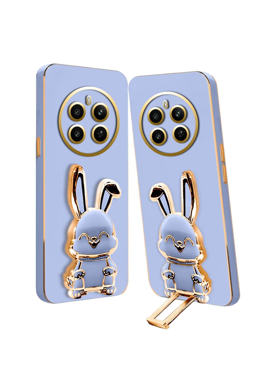 Karwan 3D Bunny with Folding Stand Realme 12 Pro Plus 5G Mobile Back Case