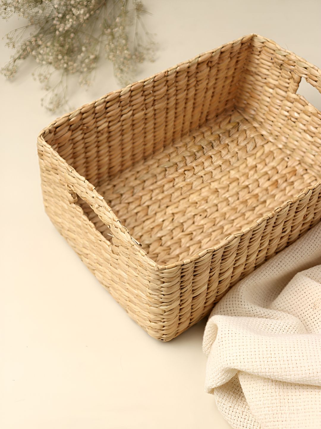 HABERE INDIA Beige Set of 1 Regular Multi-Utility Organisers