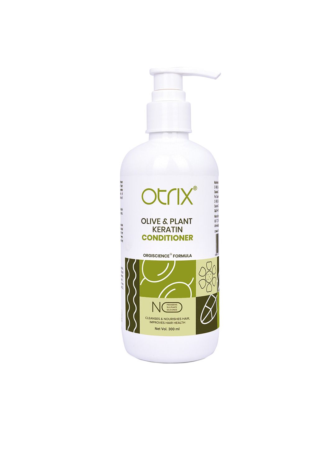 Otrix Organic Olive Oil & Plant Keratin Deep Nourishment Conditioner - 300 ml