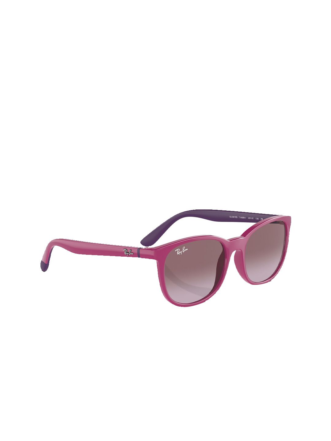 Ray-Ban Kids Unisex Gradient Violet Lens Square Sunglasses - 0RJ9079S71498H49