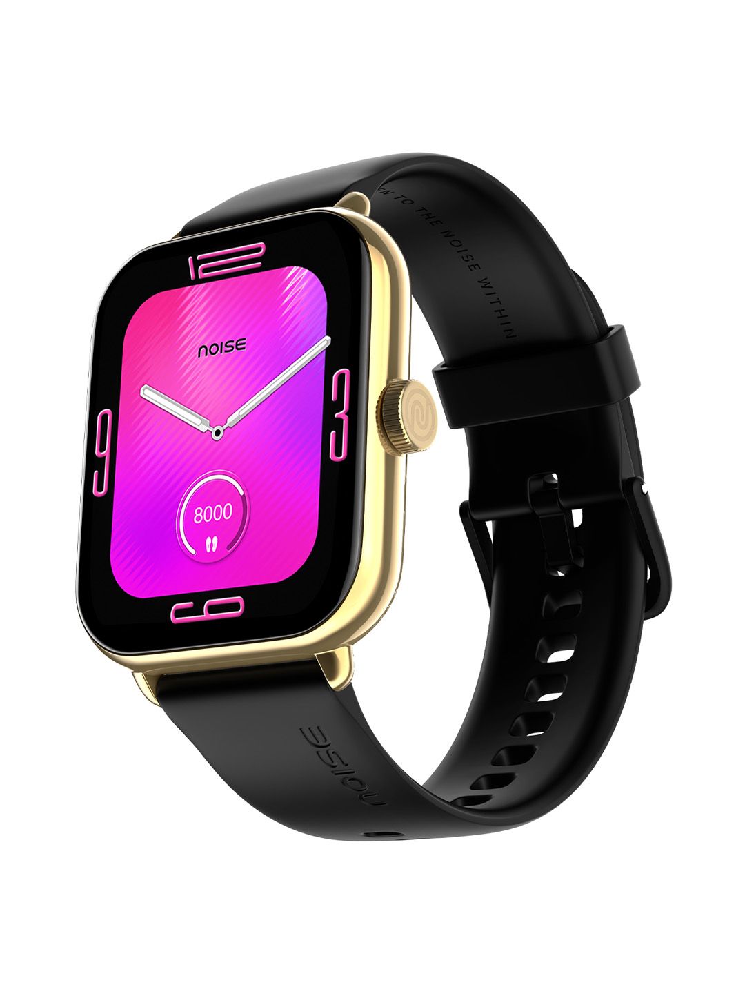 NOISE ColorFit Icon 3 Plus Smartwatch - Midnight Gold