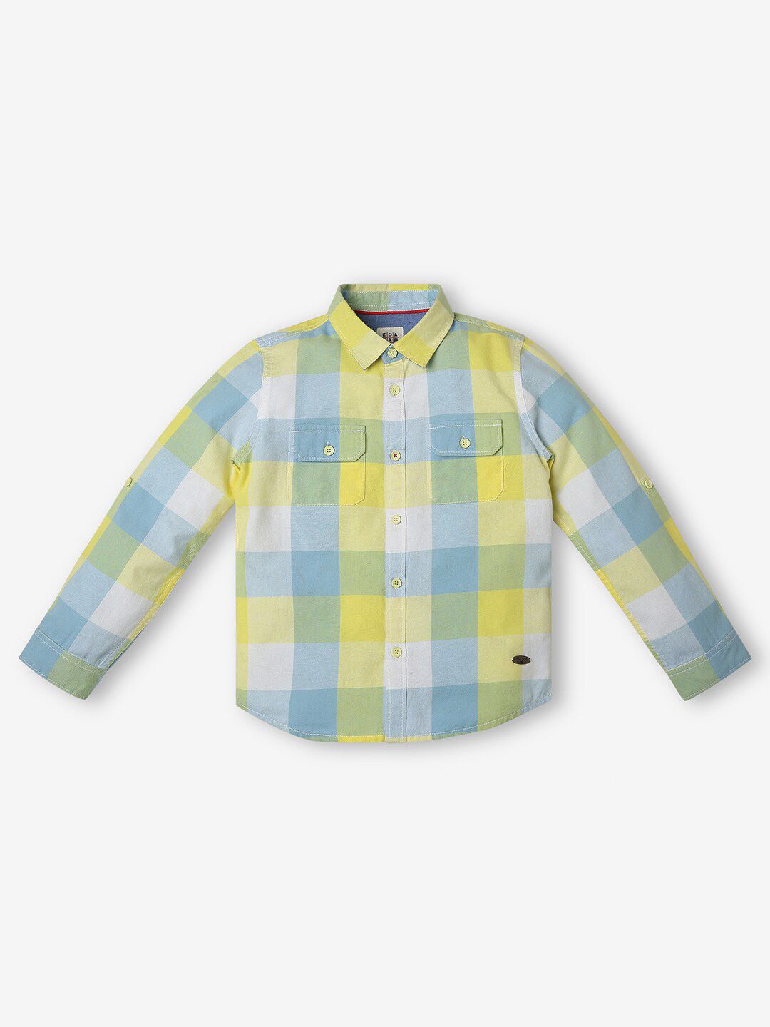 Ed-a-Mamma Boys Premium Buffalo Checked Casual Shirt