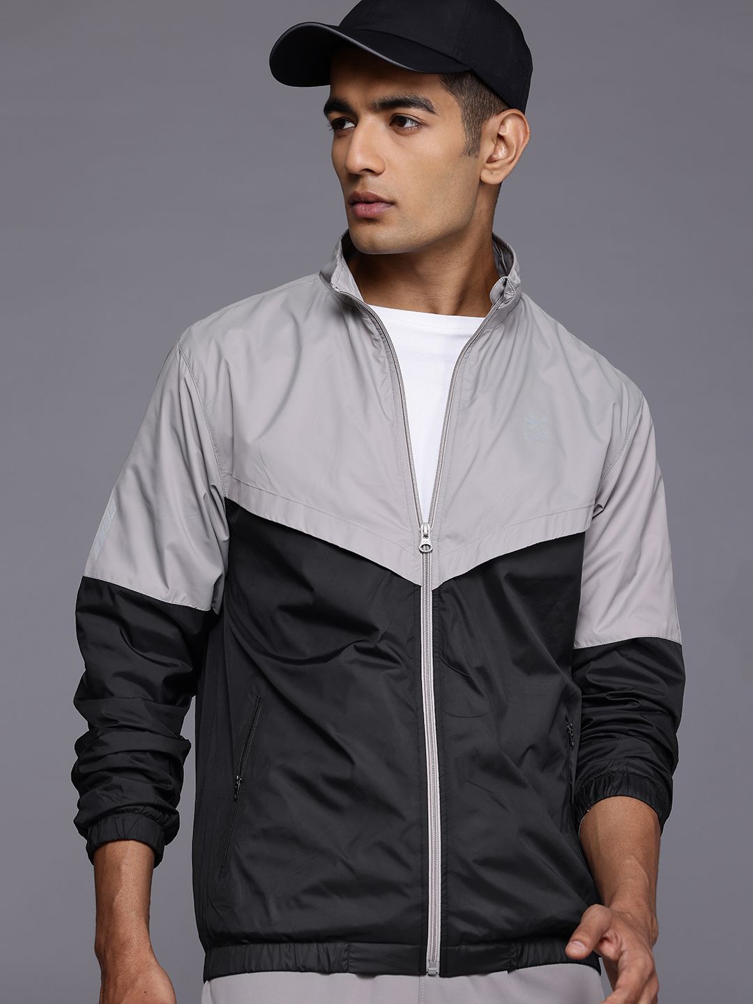 HRX by Hrithik Roshan Colourblocked Rapid Dry Running Jacket