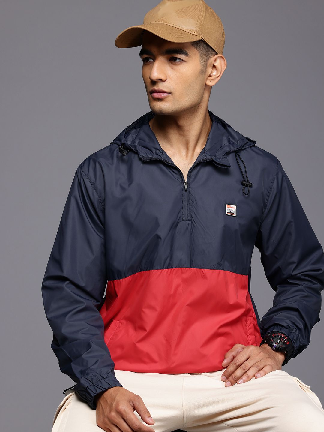 HRX by Hrithik Roshan Colourblocked Outdoor Jacket