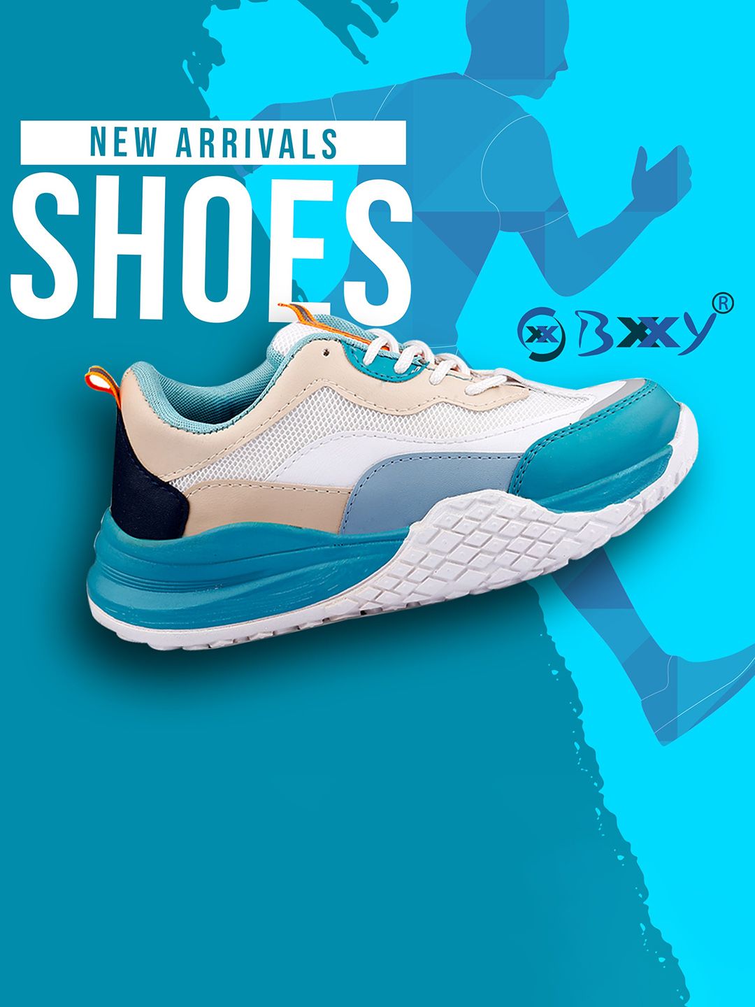 Bxxy Women Colourblocked Flymesh Sneakers