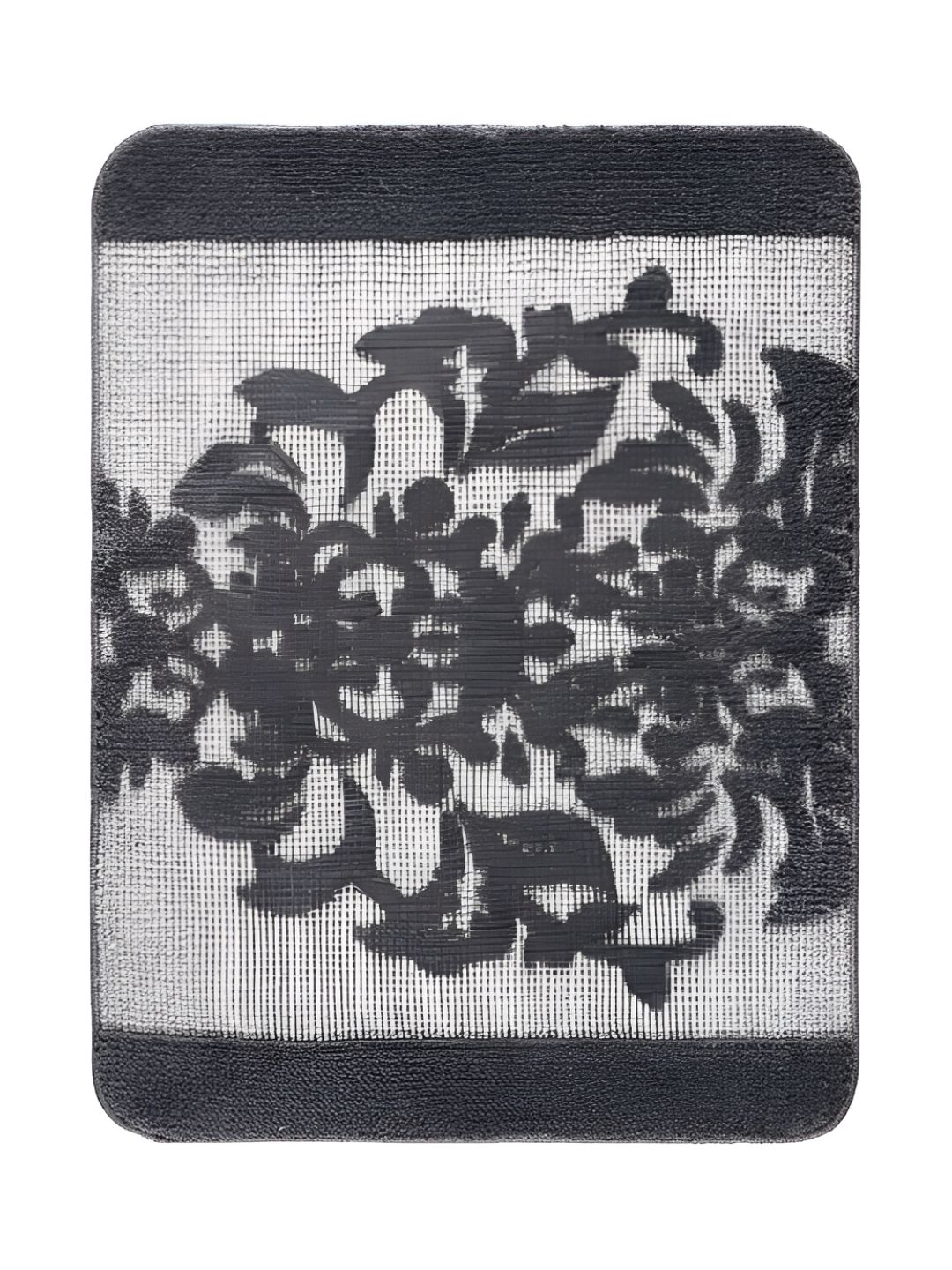 Saral Home Grey 1850 GSM Microfiber Bathmat