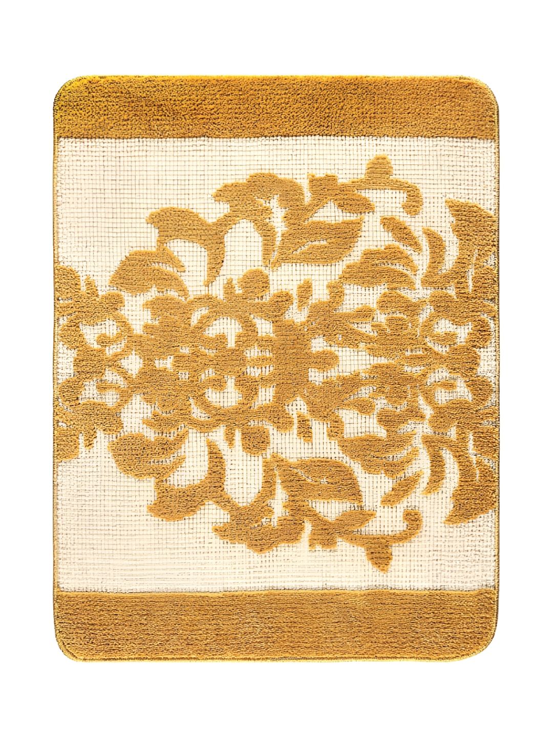 Saral Home Yellow 1850 GSM Microfiber Bathmat
