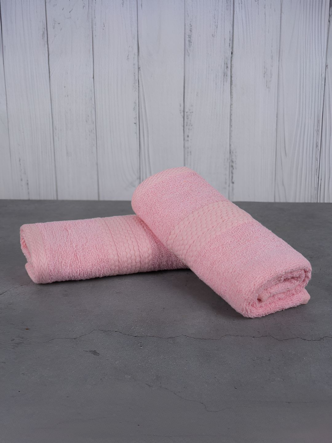 BePlush Pink 2 Pieces 450 GSM Quick Dry Hand Towels