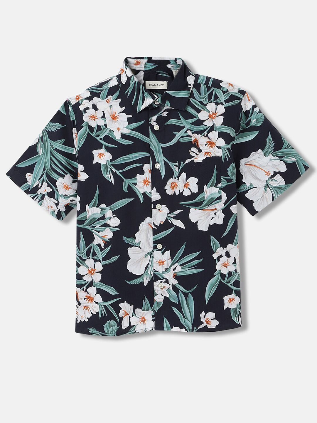 GANT Kids Regular Fit Floral Print Casual Shirts