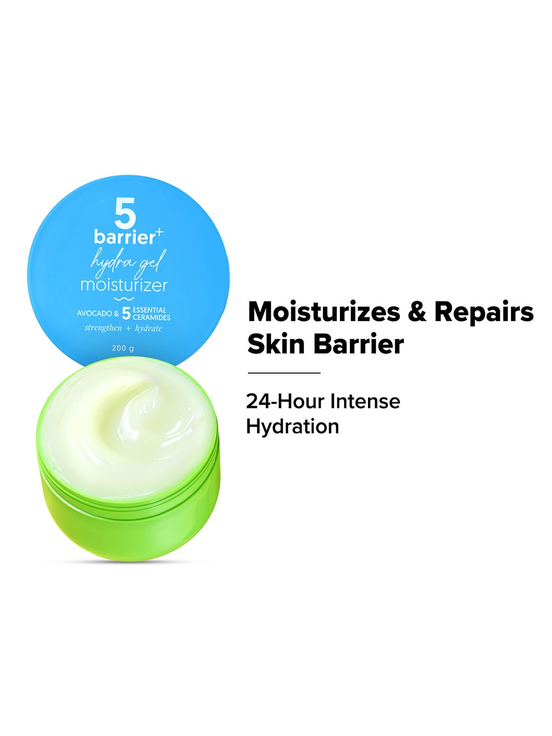 Aqualogica 5 Barrier Hydra Gel Moisturizer With Ceramides & Avocado - 200g