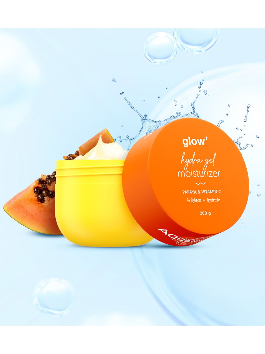 Aqualogica Glow Hydra Gel Moisturizer With Vitamin C & Papaya - 200g