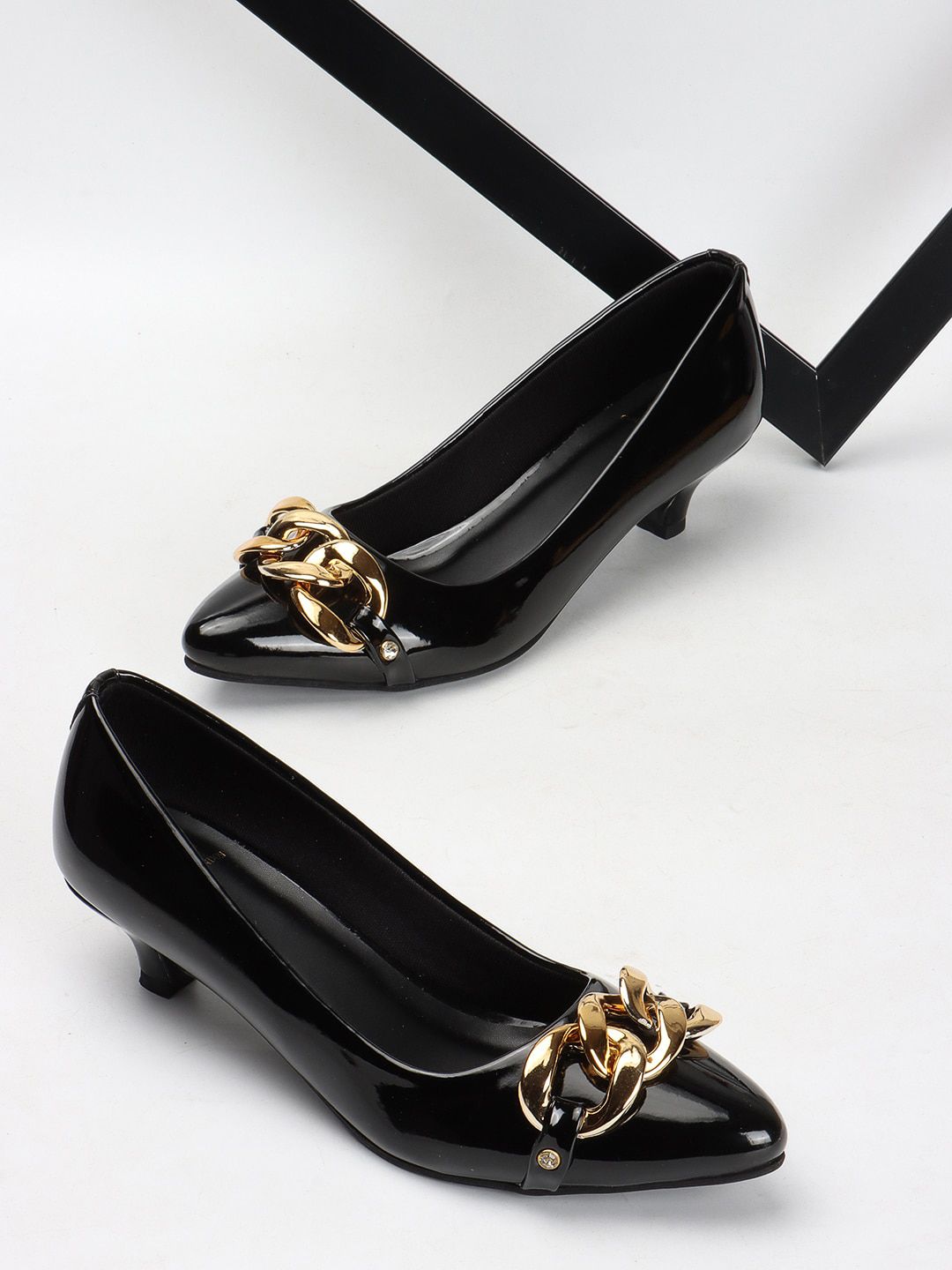 Carlton London Embellished Party Kitten Pumps