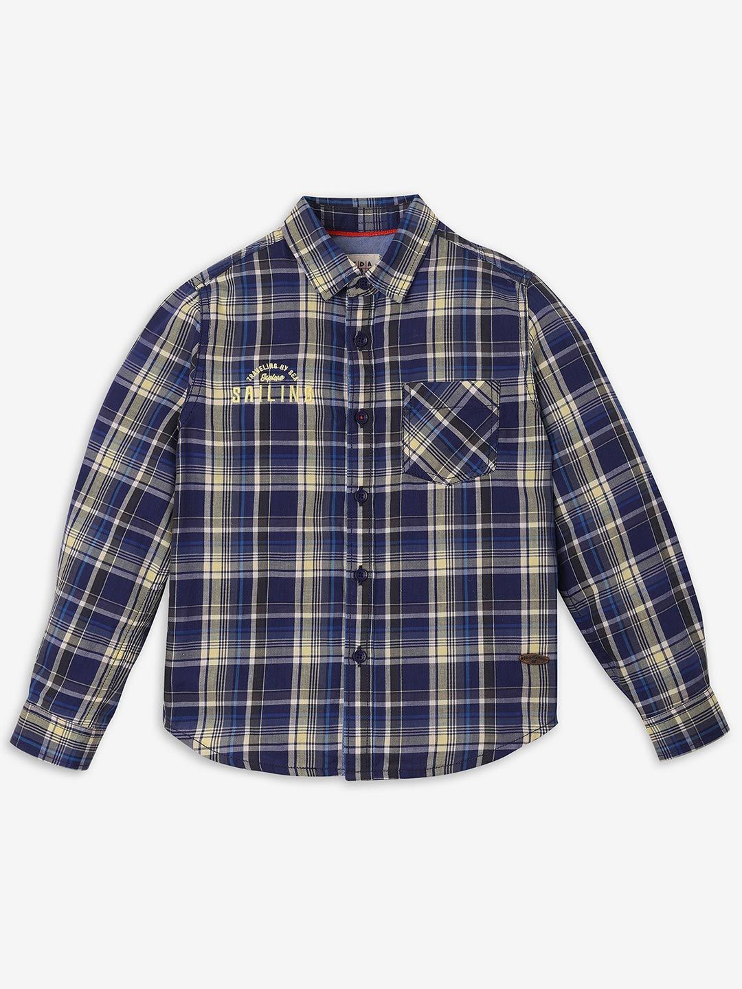 Ed-a-Mamma Boys Premium Tartan Checks Opaque Checked Casual Shirt
